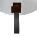 Espelho Funcional Hook Corten Alça Preta 50 Cm Redondo