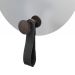Espelho Funcional Hook Corten Alça Preta 50 cm Redondo 