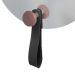 Espelho Funcional Hook Rosa Alça Preta 50 cm Redondo 