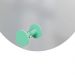 Espelho Funcional Hook Verde 50 cm Redondo 