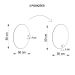 Espelho Funcional Hook Verde 50 cm Redondo 