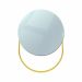 Espelho Funcional Pratic Circle Dourado 65x55cm Redondo 