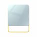 Espelho Funcional Pratic Square Dourado 50x50cm Quadrado 