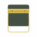 Espelho Funcional Pratic Square Dourado 50x50cm Quadrado 