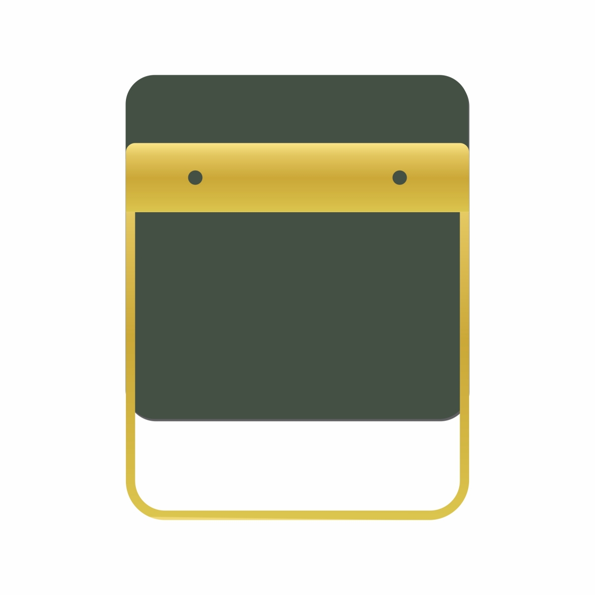 Espelho Funcional Pratic Square Dourado 50x50cm Quadrado 