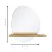 Espelho Funcional Shelf Pinus 66x52cm Orgânico G 