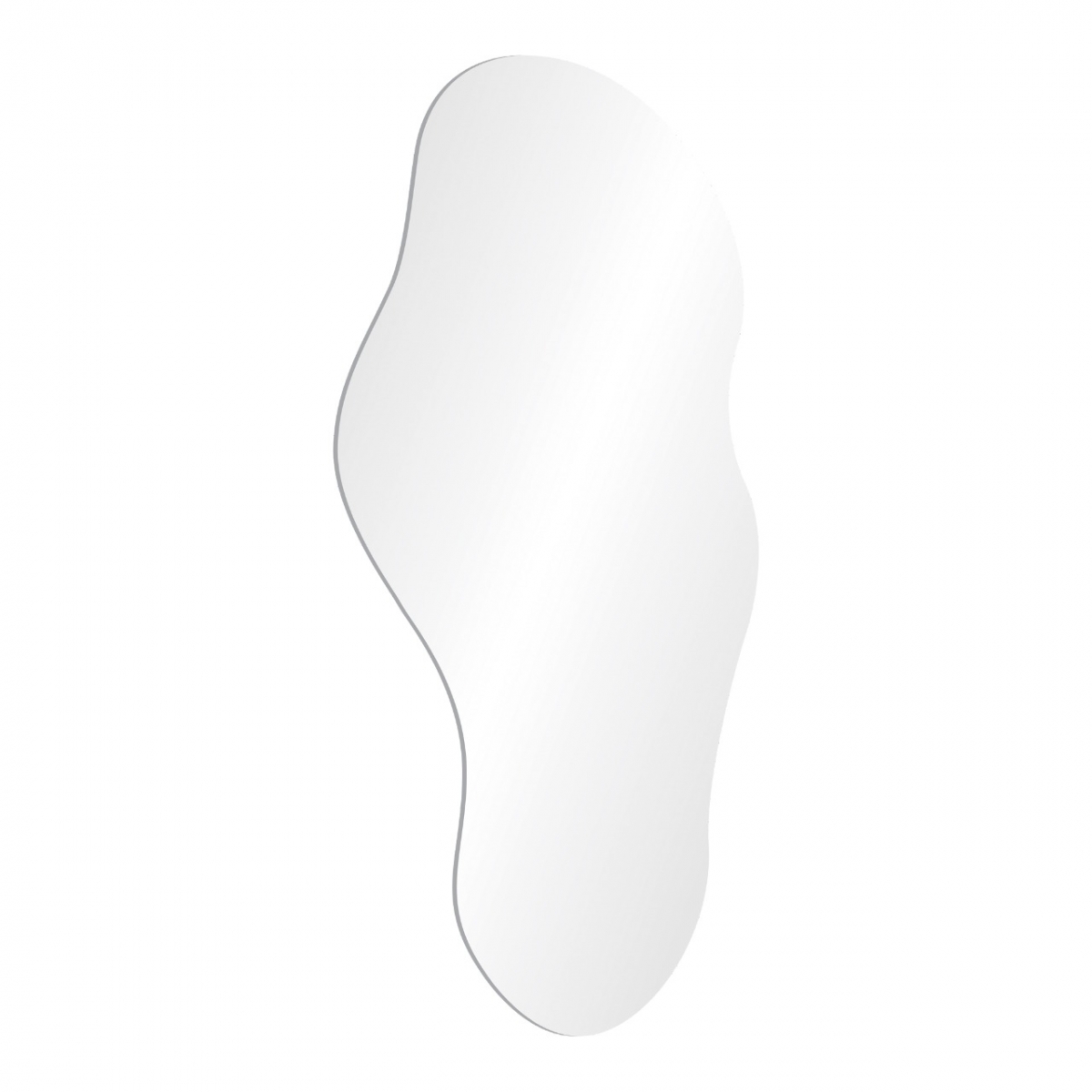 Espelho Multiuso Lapidado Pendurador 110x63cm Orgânico 