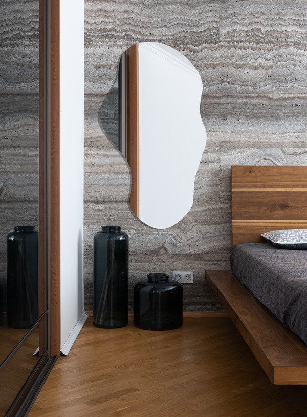 Espelho Multiuso Lapidado Pendurador 110x63cm Orgânico 