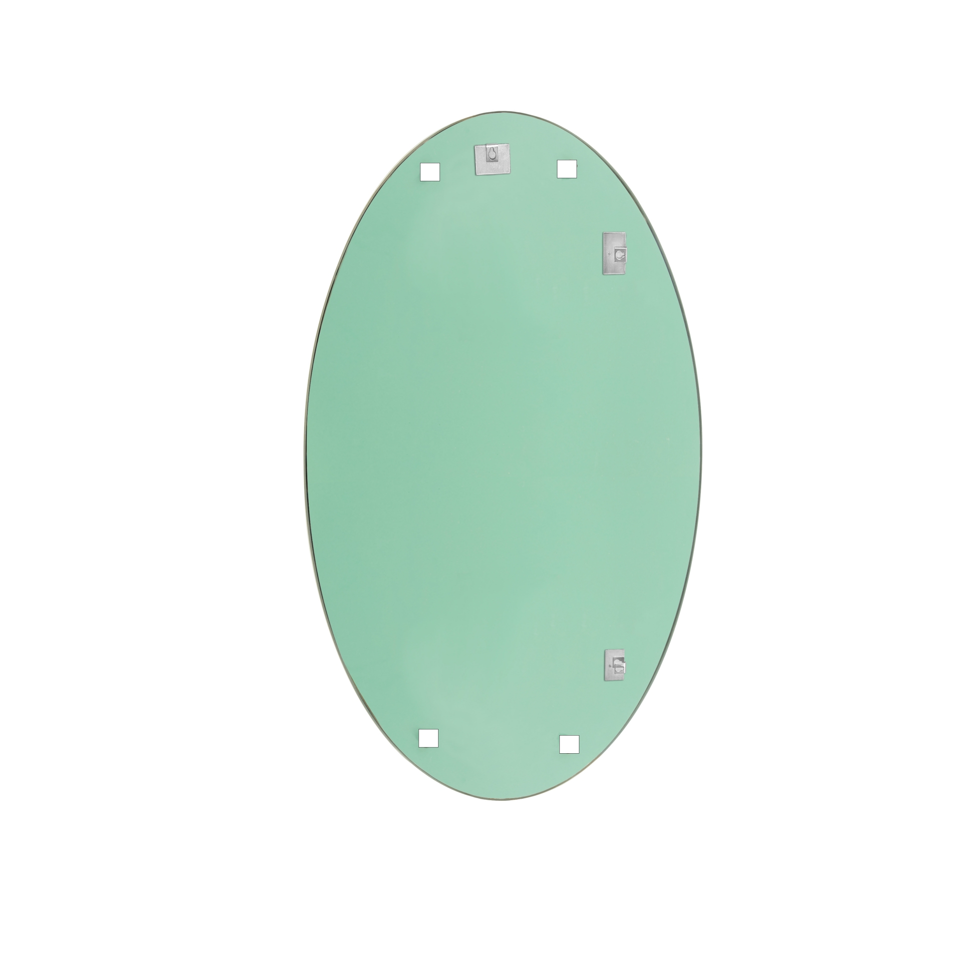 Espelho Multiuso Lapidado Pendurador 130x60 cm Oval 