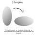 Espelho Multiuso Lapidado Pendurador 130x60 cm Oval 