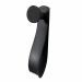 Gancho Preto Com Courino Preto 4 Cm