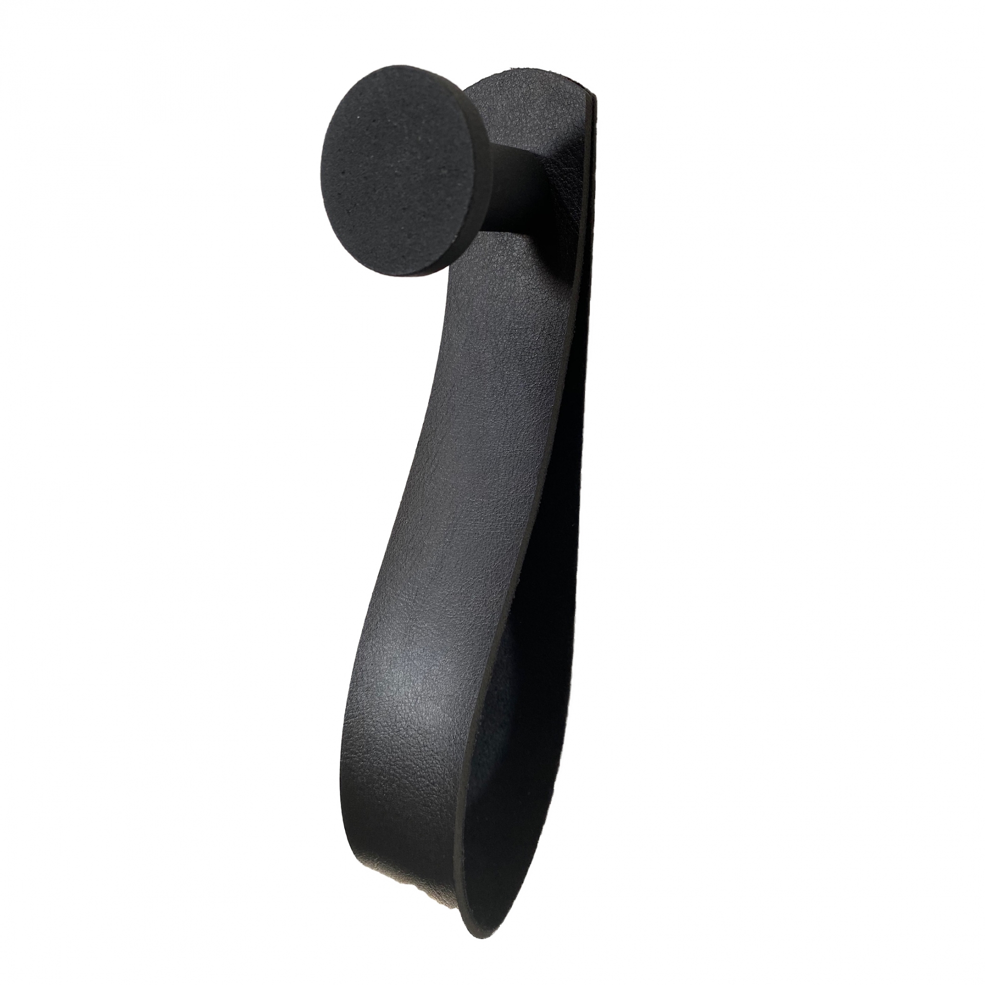 Gancho Preto Com Courino Preto 4 Cm