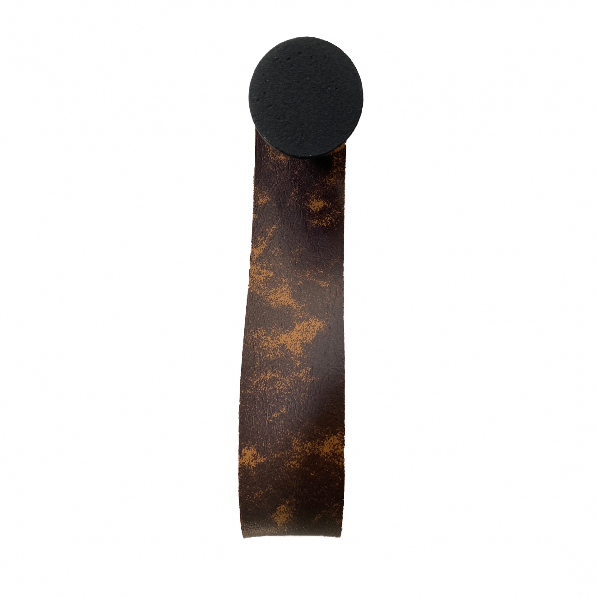 Gancho Preto Com Courino Rajado 4 Cm