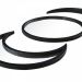 Kit Espelho Decorativo Lua Trio Preto 24x32cm/31cm/16x31cm 