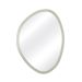 Kit Espelho Decorativo Orgânico Branco 58x70 E 43x58 cm 