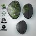 Kit Espelho Decorativo Orgânico Preto 35x50, 50x64 e 64x77 cm Preto
