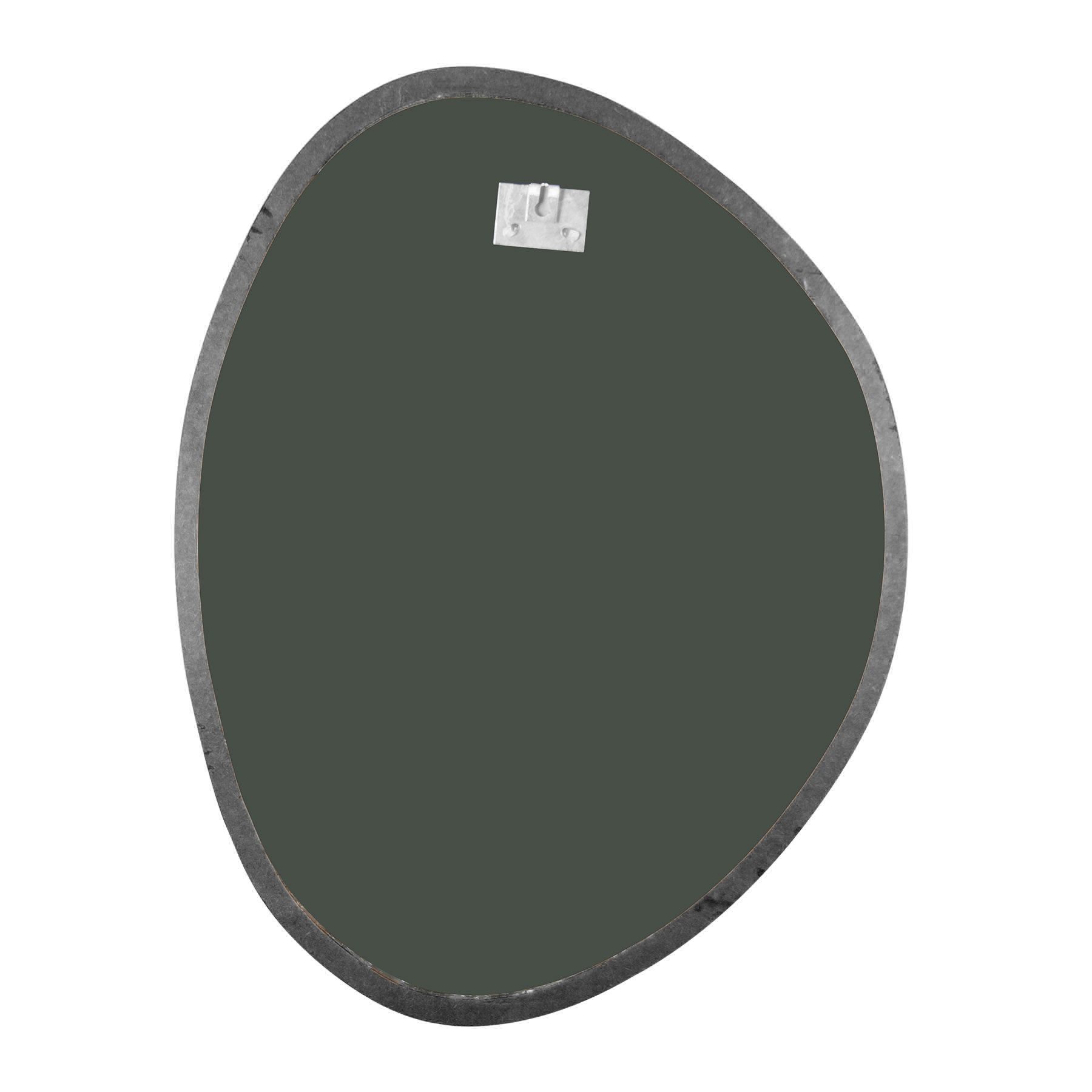 Kit Espelho Decorativo Orgânico Preto 35x50, 50x64 e 64x77 cm Preto
