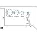 Kit Espelho Decorativo Orgânico Tabaco 35x50, 50x64 e 64x77 cm Marrom
