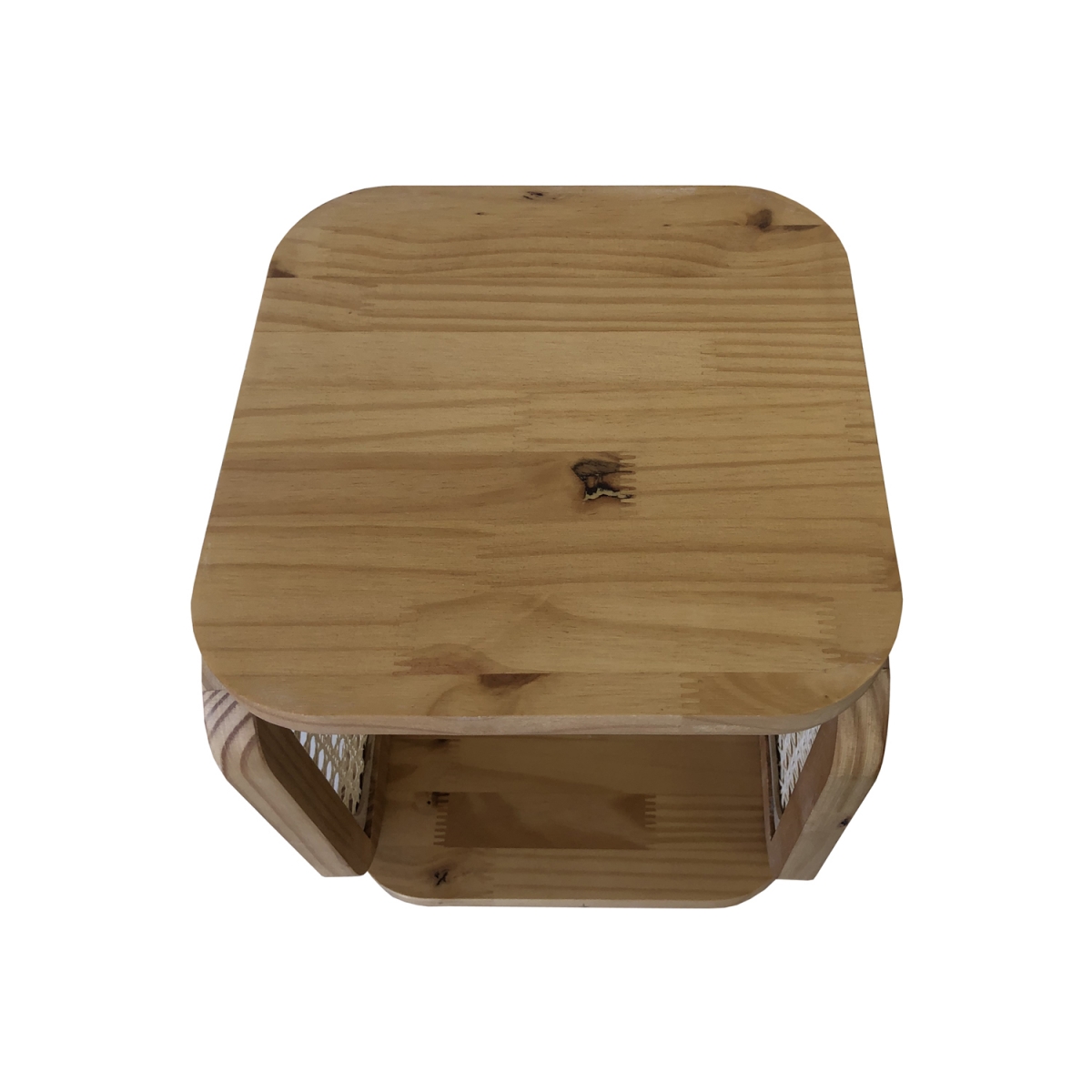 Nicho Decorativo Mariah Pinus  25x25cm 