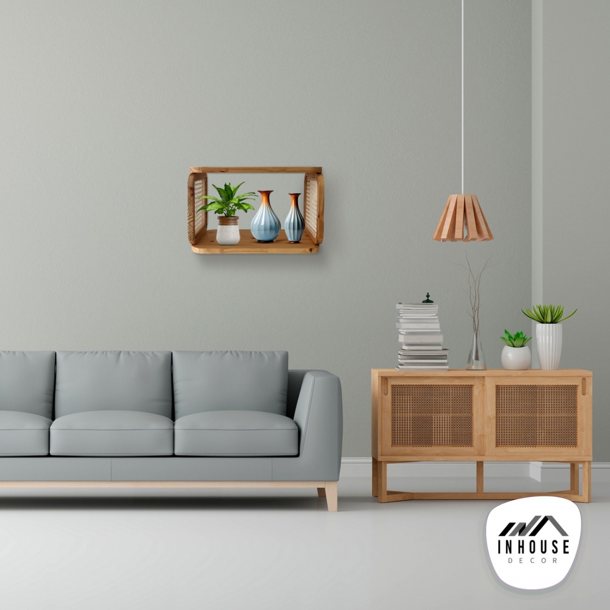 Nicho Decorativo Mariah Pinus  25x45cm 