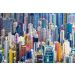 Quadro Decorativo Barcelona Colorful City 60x90cm 