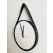 Relógio Adnet Preto Alça Preto Mostrador Branco Ponteiro Preto 30 cm