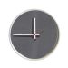 Relógio Decorativo Round Branco Mostrador Bufalo Ponteiro Branco 30 Cm Diâmetro