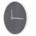 Relógio Decorativo Round Branco Mostrador Bufalo Ponteiro Branco 30 Cm Diâmetro