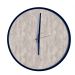 Relógio Decorativo Round Preto Mostrador Metropolitan Ponteiro Preto 50 Cm Diâmetro