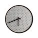 Relógio Round Marrom Mostrador Branco Perfurado 50 cm 