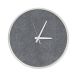 Relogio Decorativo Round Branco Mostrador Cinzell Ponteiro Branco  40 cm Diâmetro 