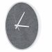 Relogio Decorativo Round Branco Mostrador Cinzell Ponteiro Branco  40 cm Diâmetro 