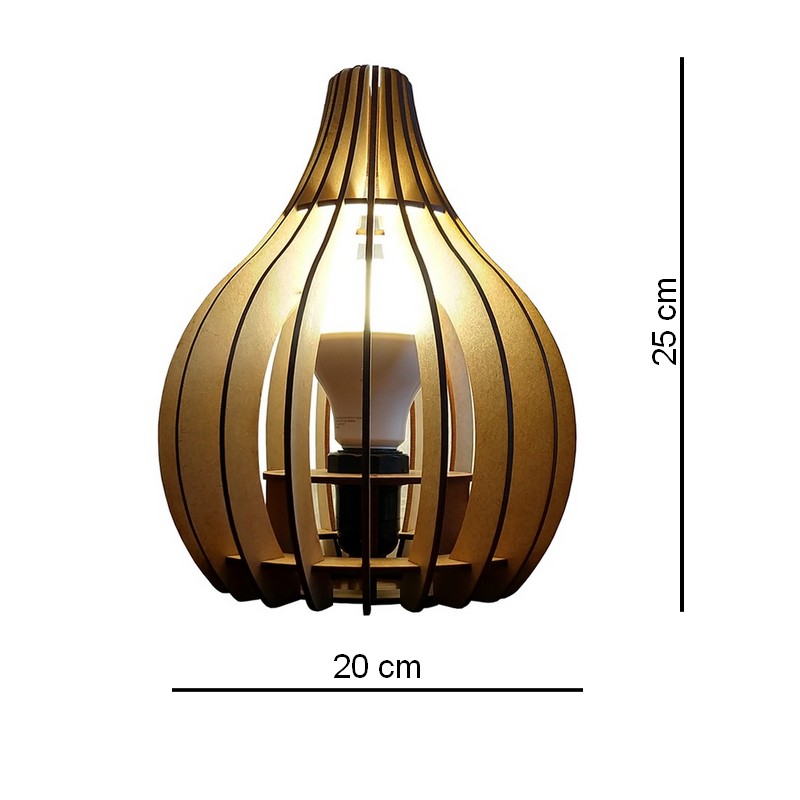 Luminária Abajur de mesa Capadócia mod. Gota