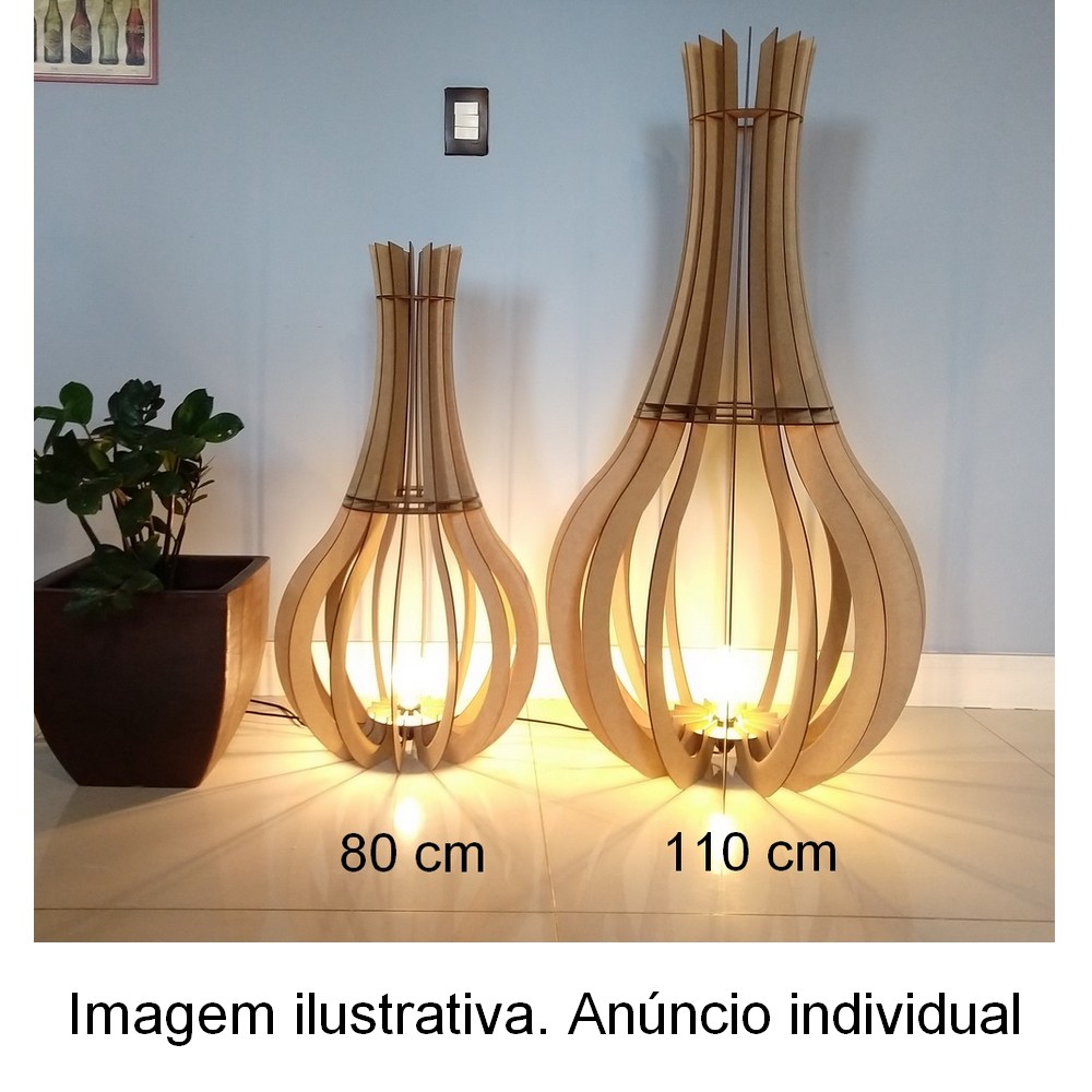 Luminária de Chão Capadócia Master Cru 110