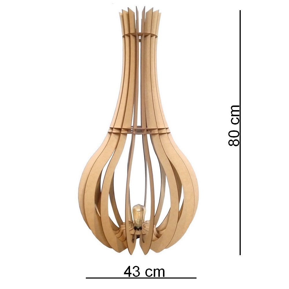 Luminária de Chão Capadócia Master Cru 80