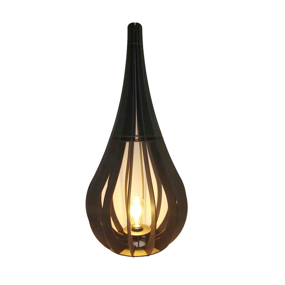Luminária de Chão Capadócia mod. Gota Tabaco 80cm