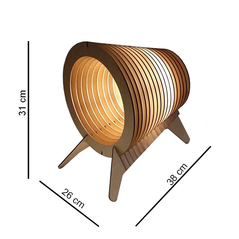 Luminária de Mesa mod. Cannon