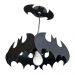 Lustre Luminária Pendente de Madeira MDF Batman