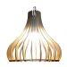 Lustre Luminária Pendente de Madeira MDF Mod. Catedral