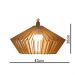 Lustre Luminária Pendente de Madeira MDF Mod. China
