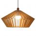 Lustre Luminária Pendente de Madeira MDF Mod. China