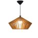 Lustre Luminária Pendente de Madeira MDF Mod. China