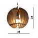 Lustre Luminária Pendente de Madeira MDF Mod. Globe