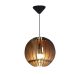Lustre Luminária Pendente de Madeira MDF Mod. Globe