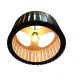 Lustre Luminária Pendente de Madeira MDF Mod. Madri Tabaco