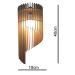 Lustre Luminária Pendente de Madeira MDF Mod. Pena