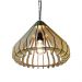 Lustre Luminária Pendente de Madeira MDF Mod. Slim