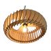 Lustre Luminária Pendente de Madeira MDF Mod. Sophia GD Inclinado