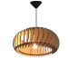Lustre Luminária Pendente de Madeira MDF Mod. Sophia GD Inclinado