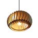 Lustre Luminária Pendente de Madeira MDF Mod. Sophia PQ Inclinado